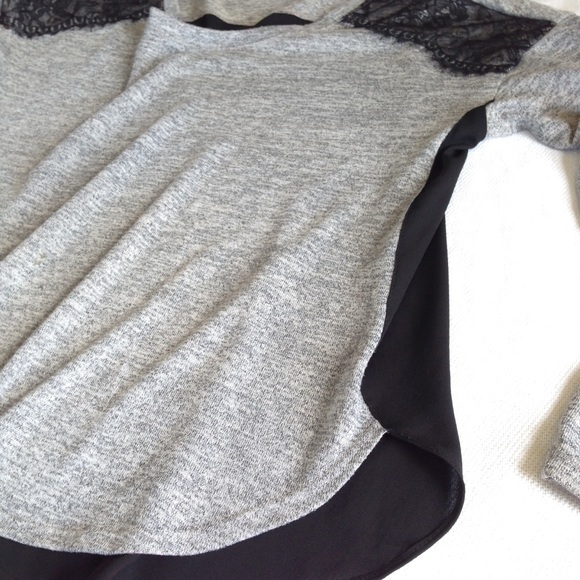 A. Byer Women's Lace Marled Knit Top size XL - Picture 7 of 7